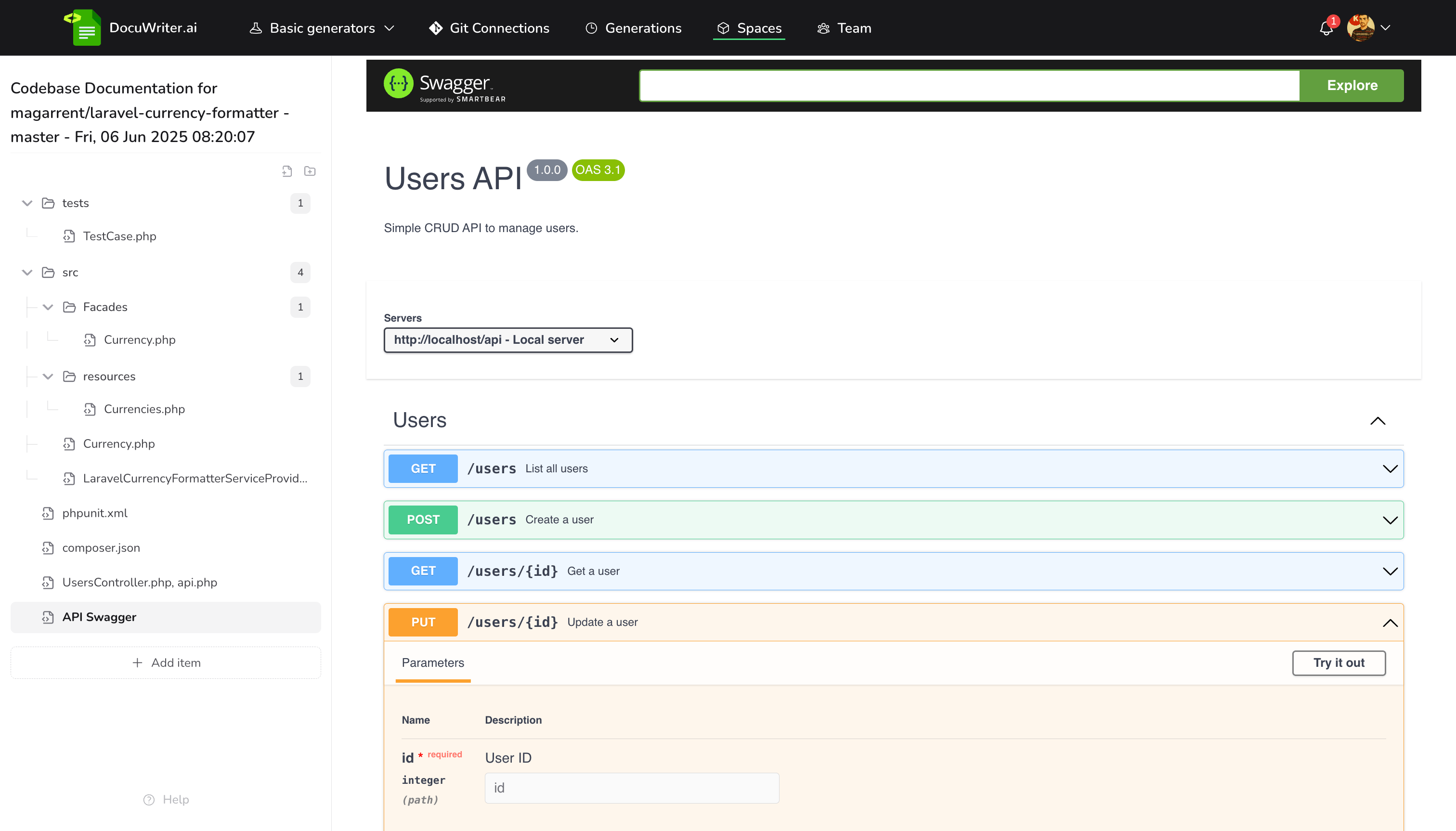 Knowledge base management tool - DocuWriter.ai